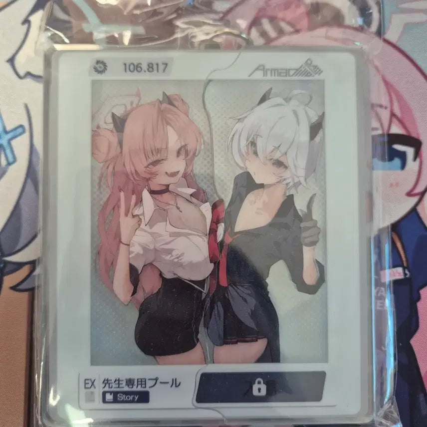 [BUNJANG] Blue Archive Kirara &amp; Erika Acrylic Standee / 블루아카이브 C106 Armadillo. 키라라&amp;에리카 아크릴