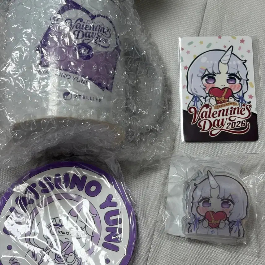 [BUNJANG] Stellive Valentine Goods Set - Uni / 스텔라이브 발렌타인 굿즈 세트 유니