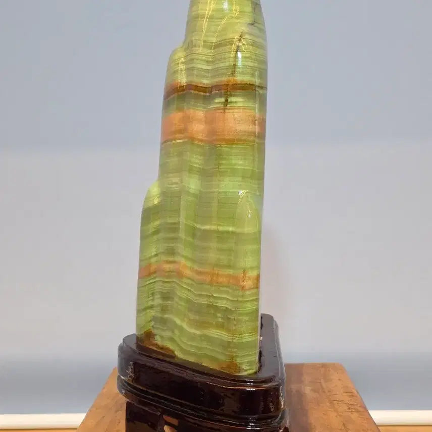 [BUNJANG] Jade Stone Art Piece Mineral Display Stone / 26072321 좋은 기운을 내뿜는 옥 가공석 대작 광물 수석 팝니다