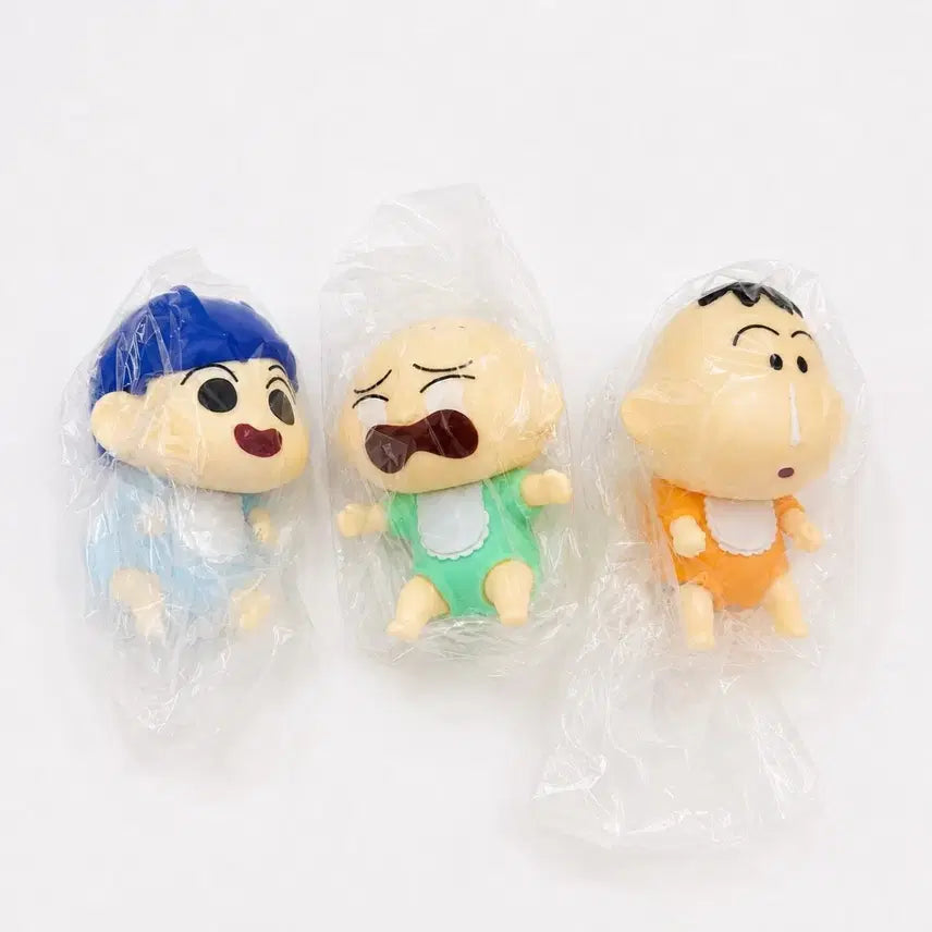 [BUNJANG] Crayon Shin-chan Baby Chulsu, Hoon, Maenggu Dangling Gacha Bundle Set / [일괄] 짱구는 못말려 아기 철수 훈이 맹구 대롱대롱 가챠