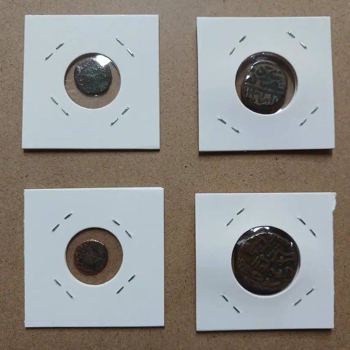 [BUNJANG] Ancient Indian Kingdom Copper Coin Set (4 Coins) / 인도 고대 번왕국 주화