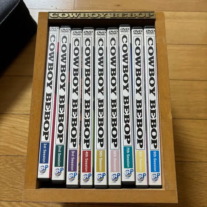 [BUNJANG] Cowboy Bebop Wooden Case Edition DVD Set (Volumes 1-9) / 카우보이 비밥 DVD 1-9 목재 케이스판