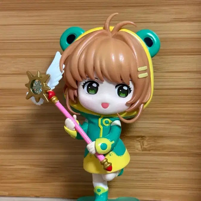 [BUNJANG] Pop Mart Cardcaptor Sakura Figure - Cherry Frog Raincoat Ver. / 팝마트 카드캡터 체리 피규어 - 개구리 우비 체리