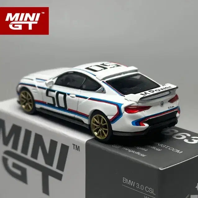 [BUNJANG] MiniGT 1:64 BMW 3.0 CSL White (Discontinued) Sealed / 1:64 미니지티863 BMW3.0 CSL 화이트 단종 미개봉 새상품