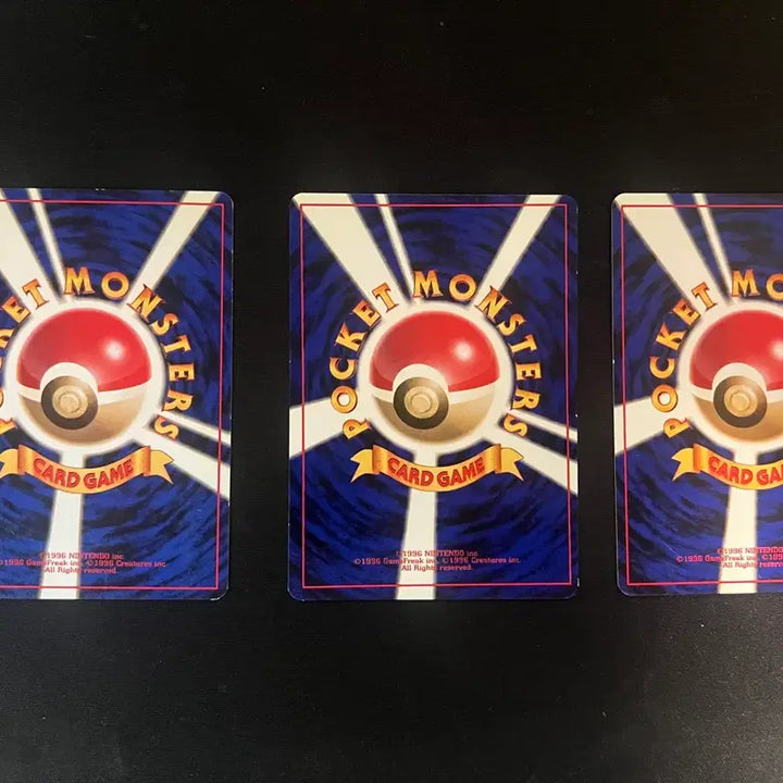 [BUNJANG] Vintage Pokemon Cards (1996-1999) - Original First Edition Set / 빈티지 초판 포켓몬카드 3대장