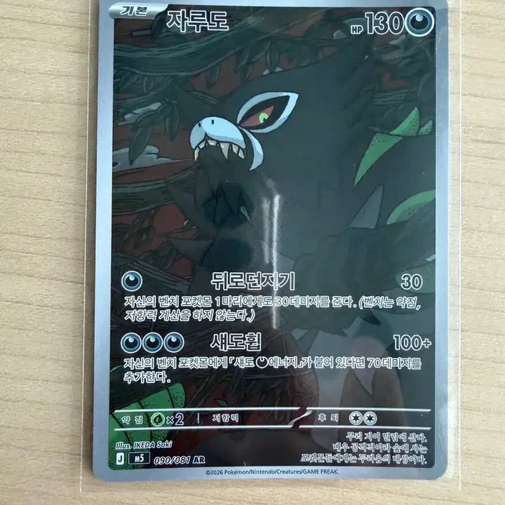 [BUNJANG] Pokémon Card Zarude AR / 포켓몬카드 자루도 ar