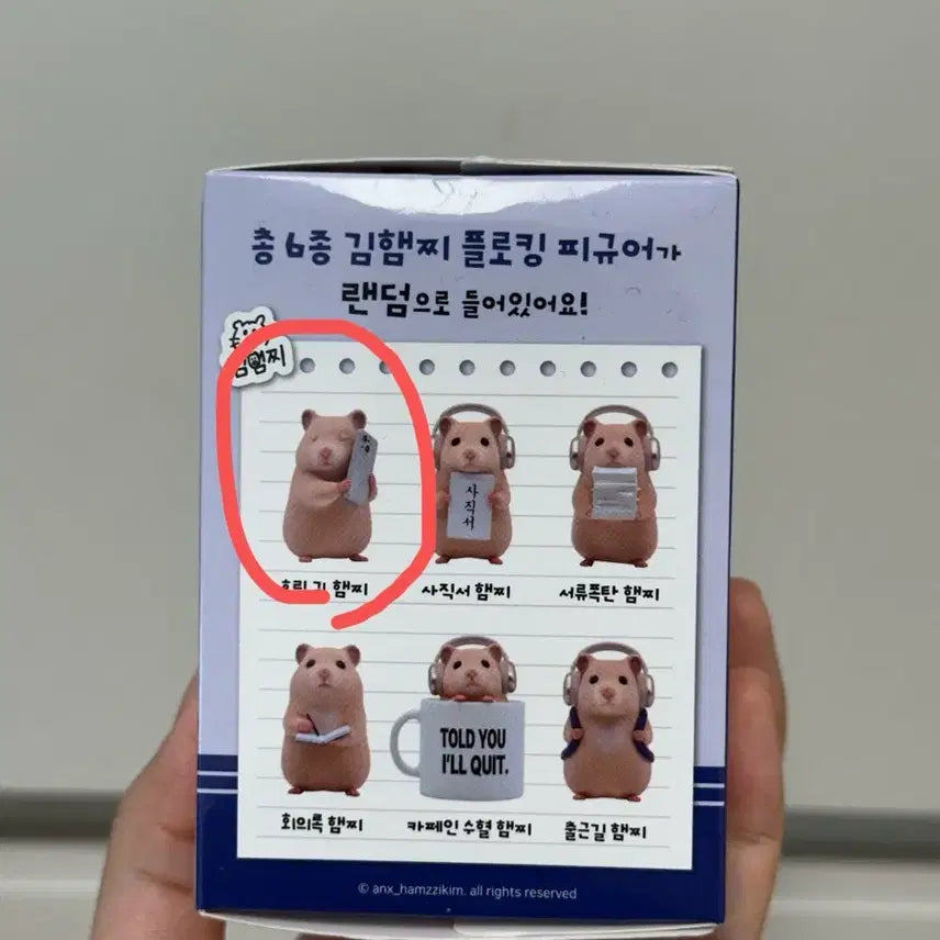 [BUNJANG] KimHamzzi Cloudy Ear Figure / 김햄찌 랜덤 피규어 단순개봉