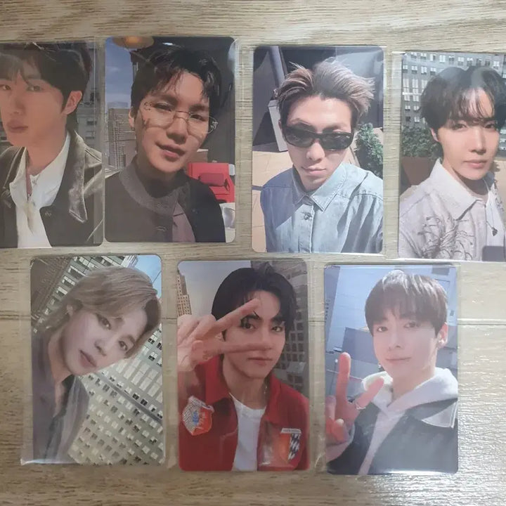 [BUNJANG] BTS Arirang Europe Lucky Draw 7 Photocards Bundle Set / 방탄 아리랑 유럽럭드 7장일괄