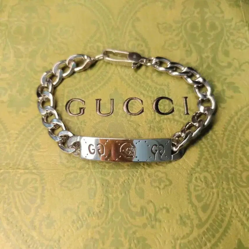 [BUNJANG] Gucci Silver Chain Bracelet Size 18 / 구찌 실버 체인 팔찌  18