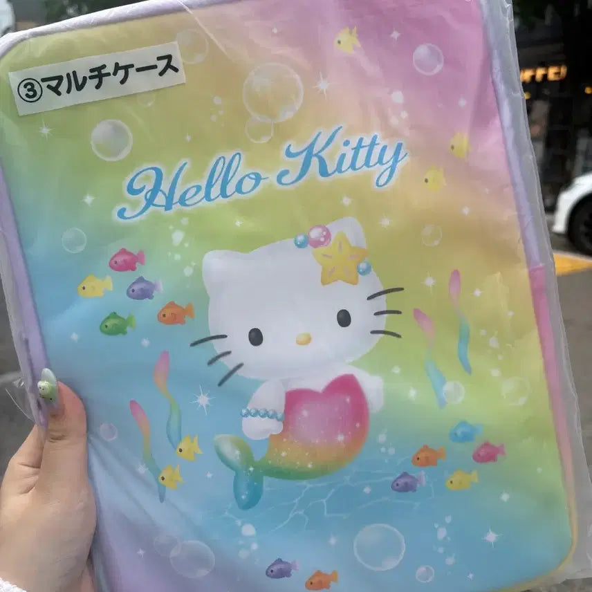 [BUNJANG] Hello Kitty Mermaid Lottery 3rd Prize Multi Pouch (Sealed) / (미개봉) 헬로키티 인어 쿠지 3등 멀티파우치