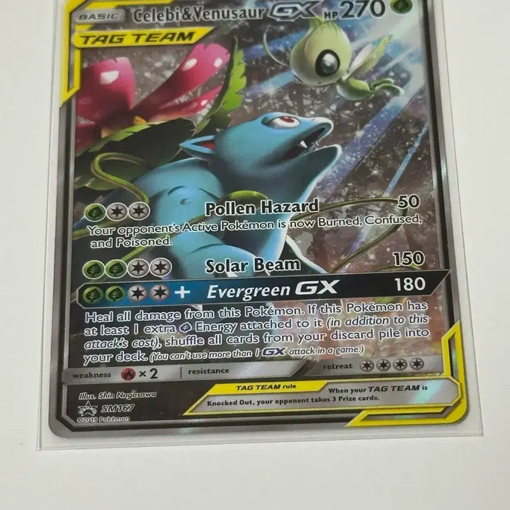 [BUNJANG] Venusaur &amp; Blastoise Tag Team Special Full Art GX / (북미) 이상해꽃 세레비 태그팀 특일 gx