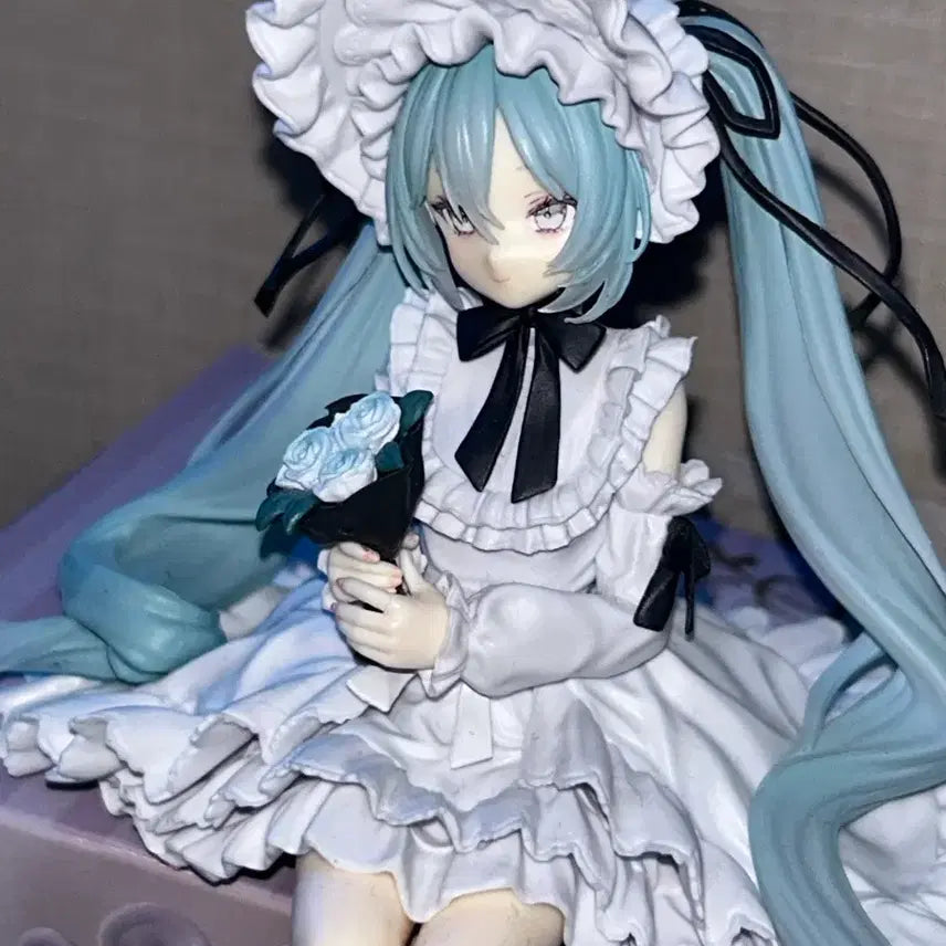 [BUNJANG] Vintage Doll Hatsune Miku Noodle Stopper Figure / 빈티지 돌 누들 스토퍼 피규어 하츠네미쿠