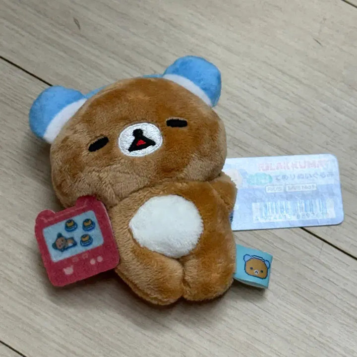 [BUNJANG] San-X Rilakkuma Gaming Headphone Tenori Mascot Plush / 산엑스 리락쿠마 게이밍 헤드폰 헤드셋 테노리 마스코트 인형
