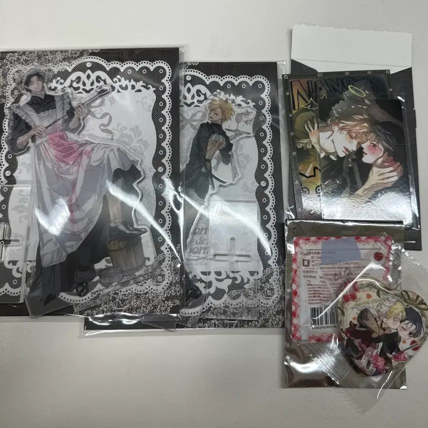 [BUNJANG] Le Bom Full Book Acrylic Stand x2, Nangmuk Photopack, Can Badge Bundle Set / 레봄 풀북 아크릴 2개 낭묵 포토팩 캔뱃지 일괄