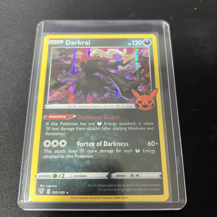 [BUNJANG] 2022 North America Halloween Darkrai Holo Rare (105/189) - Near Mint / (북미 할로윈) 2022 다크라이(105/189) 상태 A급!