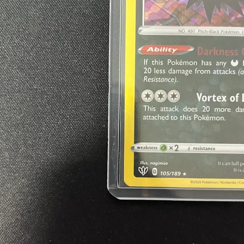 [BUNJANG] 2022 North America Halloween Darkrai Holo Rare (105/189) - Near Mint / (북미 할로윈) 2022 다크라이(105/189) 상태 A급!