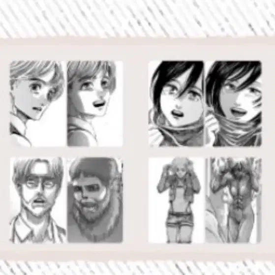 [BUNJANG] Attack on Titan Lenticular Photocard Full Set / 진격의거인 전시회 렌티큘러 포토카드 전종 세트