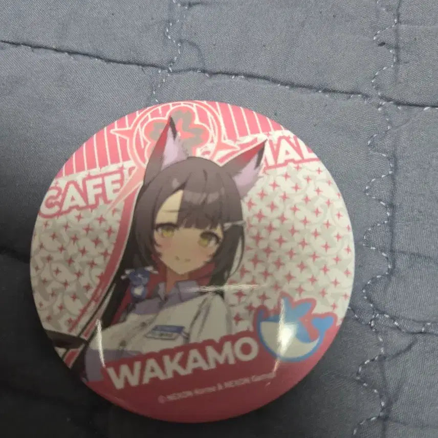 [BUNJANG] Blue Archive Cafe Memorial Wakamo Can Badge / 블루아카이브 카페메모리얼 와카모 캔뱃지