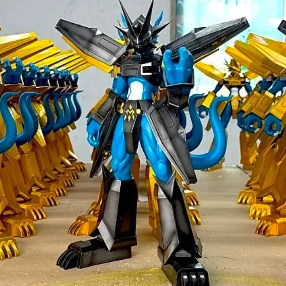 [BUNJANG] Sun Magnamon Digimon Resin Figure - Black VIP Version / sun 매그너몬 디지몬 레진