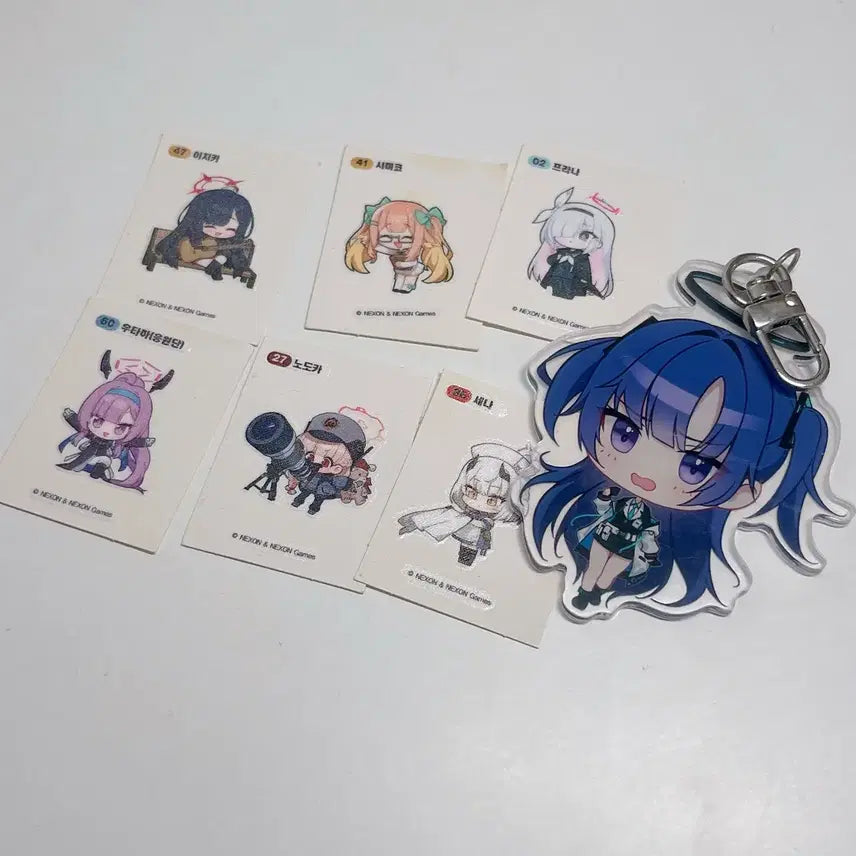 [BUNJANG] Blue Archive Chek-Chek Seal Bundle / 블루아카이브 띠부씰 일괄