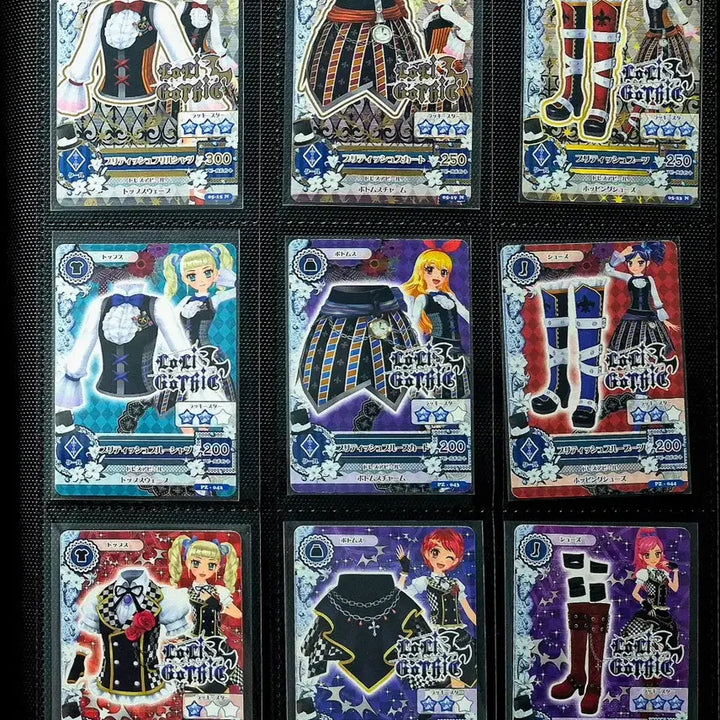 [BUNJANG] Aikatsu! Japanese Version Lolita Gothic Card Bundle Set / 뒷장O)아이카츠 일판 로리고딕 카드 일괄 판매