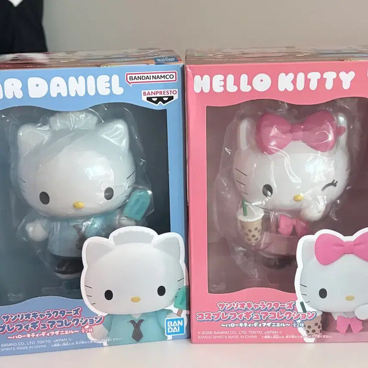 [BUNJANG] Sanrio Bandai Kitty Dear Daniel Cosplay Figure Bundle Set / 산리오 반다이 키티 디어다니엘 코스프레 피규어 일괄