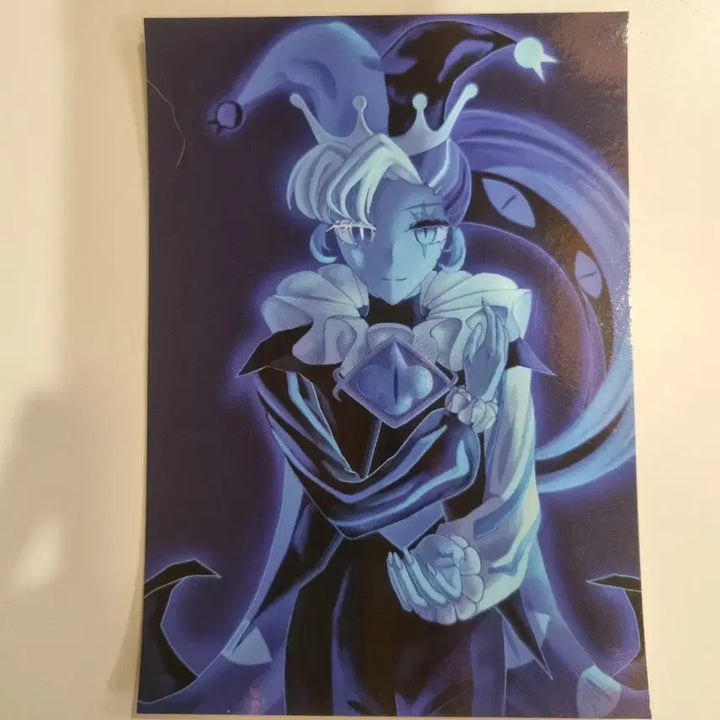 [BUNJANG] Cookie Run Kingdom Shadow Milk Unofficial Postcard / 쿠키런 킹덤 비공굿 쉐도우밀크 엽서 쉐밀 비공 엽서