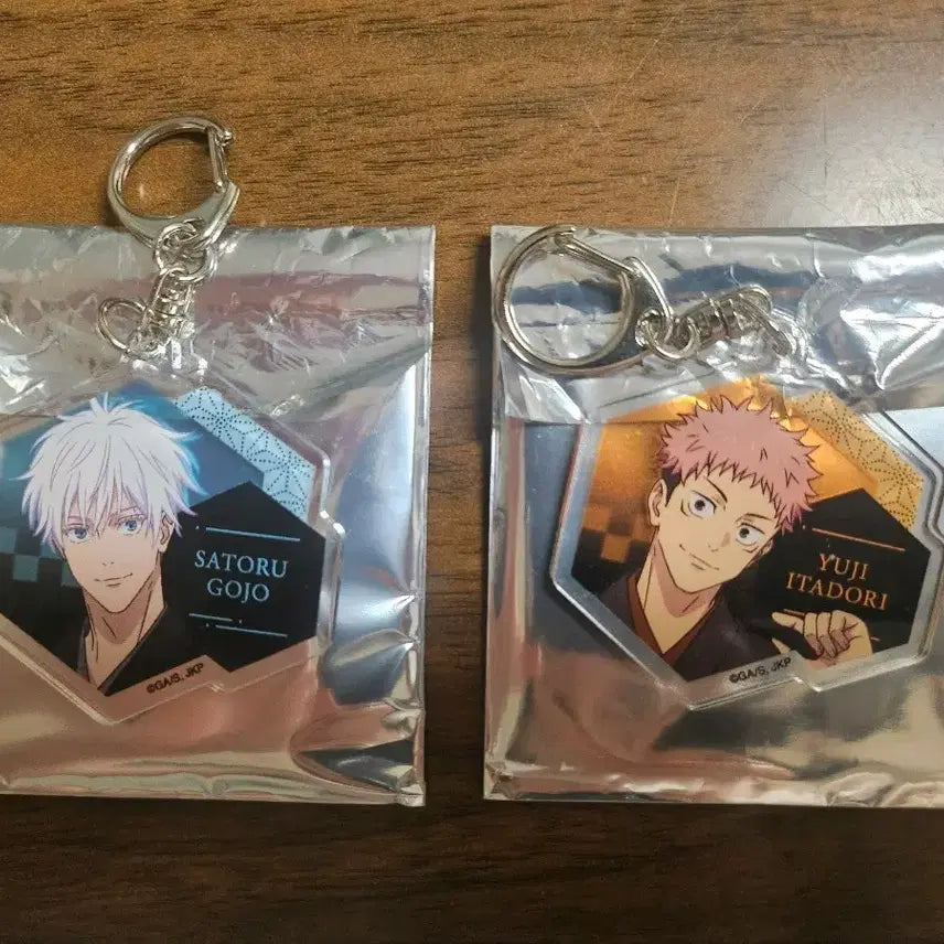 [BUNJANG] Jujutsu Kaisen 5th Anniversary Acrylic Keyring - Itadori &amp; Gojo / 주술회전 5주년 아크릴 키링 이타도리 고죠