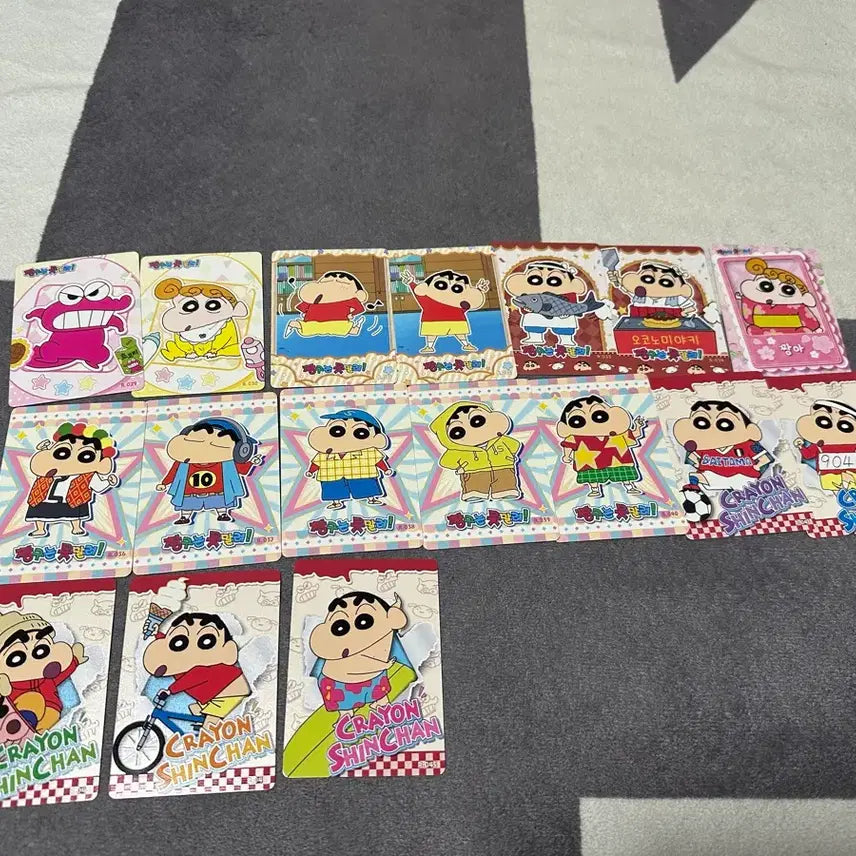 [BUNJANG] Crayon Shin-chan R-Card Full Set (45 cards) / 짱구는 못말려 카드 R카드 전종 45개