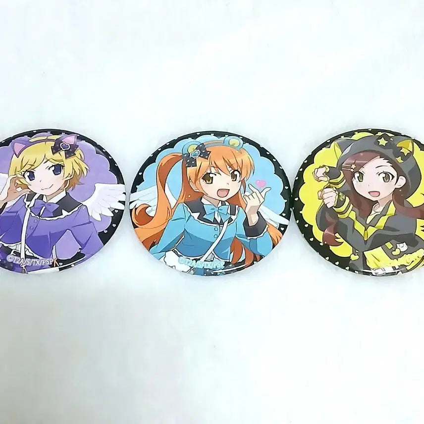 [BUNJANG] Prism Stone Pretty Rhythm Akiba Pop-up Store Mion, Rizumu, Karin Badge Set / 프리즘스톤 프리티리듬 아키바 프리즈미 팝업스토어 미온 리즈무 카린 뱃지