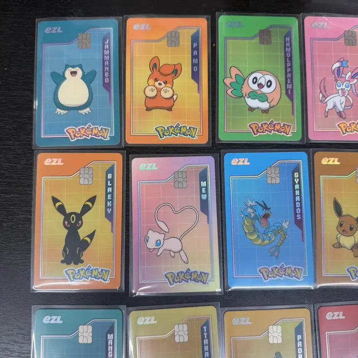 [BUNJANG] Pokemon Izle All Types Set Transportation Card (30 pieces) / 포켓몬 교통카드 이즐 전종 30개
