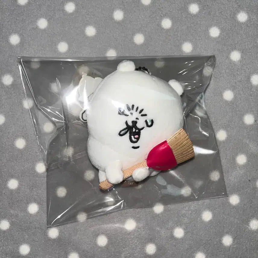 [BUNJANG] Allergy Bear Pollen Joke Bear Mascot Doll Broom / 알러지곰 꽃가루 알러지 농담곰 마스코트 인형 빗자루