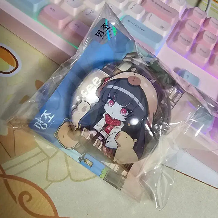 [BUNJANG] Memories That Stay Cafe Chisa Transparent Paperweight / 명조 띵조 카페 기억이 머무는 곳 치사 투명 문진