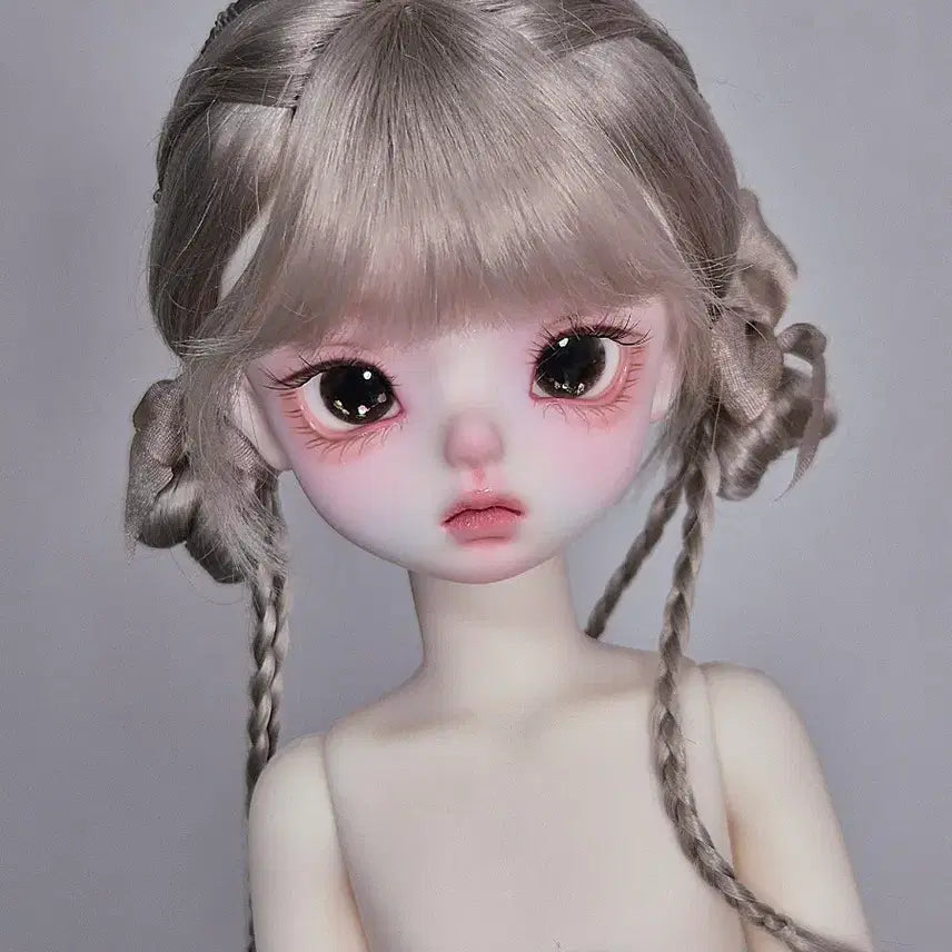 [BUNJANG] Waring Sun Xiaopuding (Little Pudding) USD Head, Mia Bax Skin Tone, with Certificate Card, Eyes, and Faceup / 보증카드 + 안구 + 헤드 USD 구관 머리 구체관절인형
