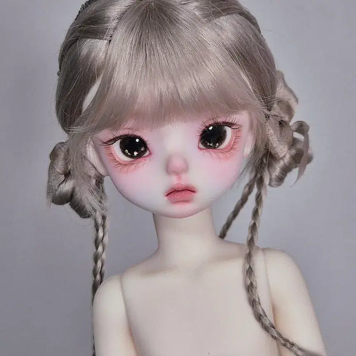 [BUNJANG] Waring Sun Xiaopuding (Little Pudding) USD Head, Mia Bax Skin Tone, with Certificate Card, Eyes, and Faceup / 보증카드 + 안구 + 헤드 USD 구관 머리 구체관절인형