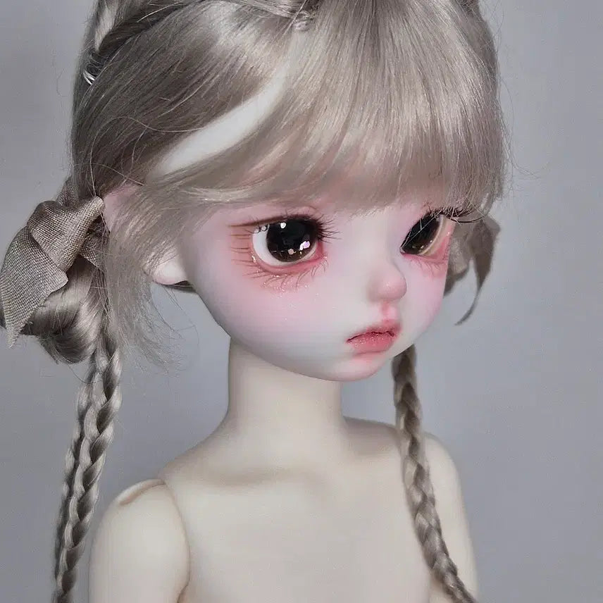 [BUNJANG] Waring Sun Xiaopuding (Little Pudding) USD Head, Mia Bax Skin Tone, with Certificate Card, Eyes, and Faceup / 보증카드 + 안구 + 헤드 USD 구관 머리 구체관절인형
