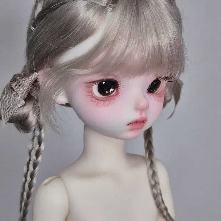 [BUNJANG] Waring Sun Xiaopuding (Little Pudding) USD Head, Mia Bax Skin Tone, with Certificate Card, Eyes, and Faceup / 보증카드 + 안구 + 헤드 USD 구관 머리 구체관절인형