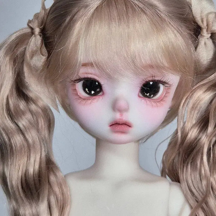 [BUNJANG] Waring Sun Xiaopuding (Little Pudding) USD Head, Mia Bax Skin Tone, with Certificate Card, Eyes, and Faceup / 보증카드 + 안구 + 헤드 USD 구관 머리 구체관절인형