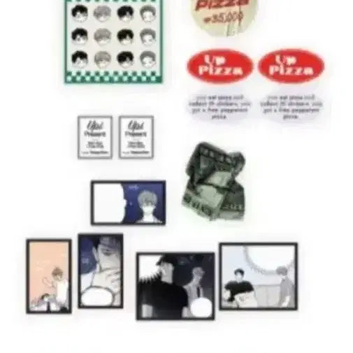 [BUNJANG] Appi Pizza Delivery Driver and Gold Palace Pizza Box Full Set + Official Acrylic Goods / 어피님 피자배달부와골드팰리스 피달부 피자박스 풀세트+공식 아크릴 굿즈 물가의밤 징크스