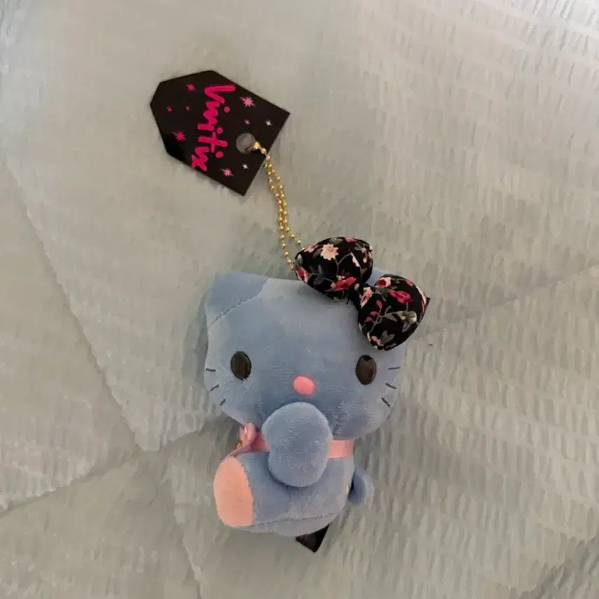 [BUNJANG] Shinrio Hello Kitty Doll Keyring - Blue / 신리오 헬로키티 인형 키링 블루