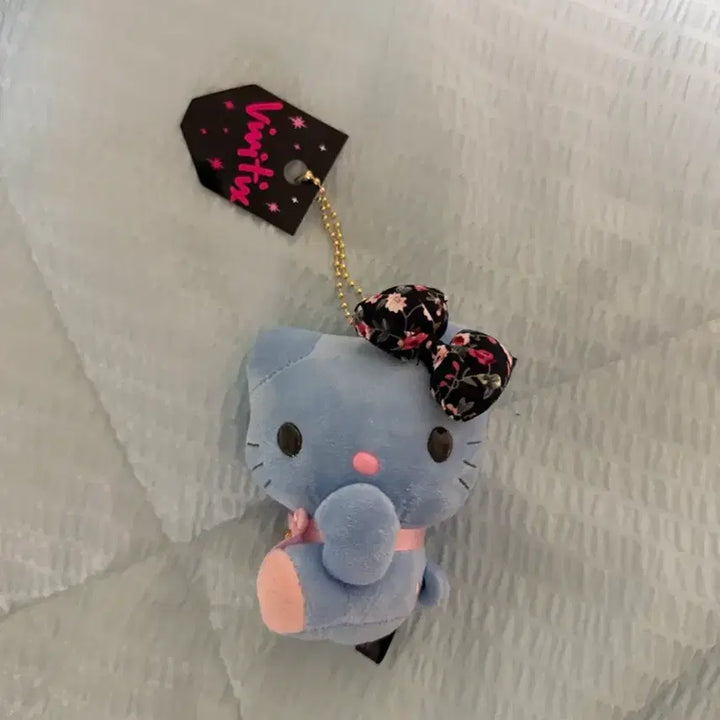 [BUNJANG] Shinrio Hello Kitty Doll Keyring - Blue / 신리오 헬로키티 인형 키링 블루