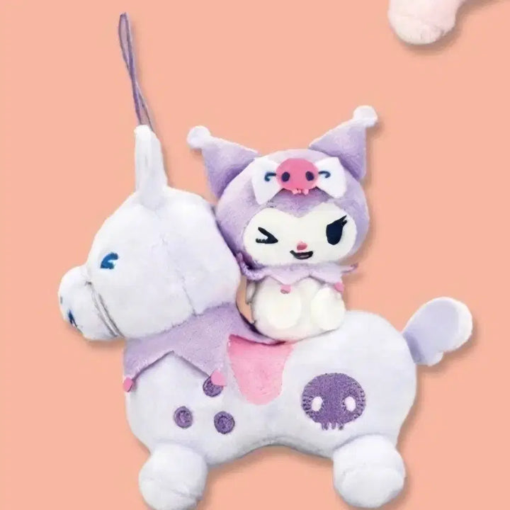 [BUNJANG] Sanrio Kuromi &amp; Rody Collaboration Plush Doll / 산리오 쿠로미 로디 콜라보 인형 후류