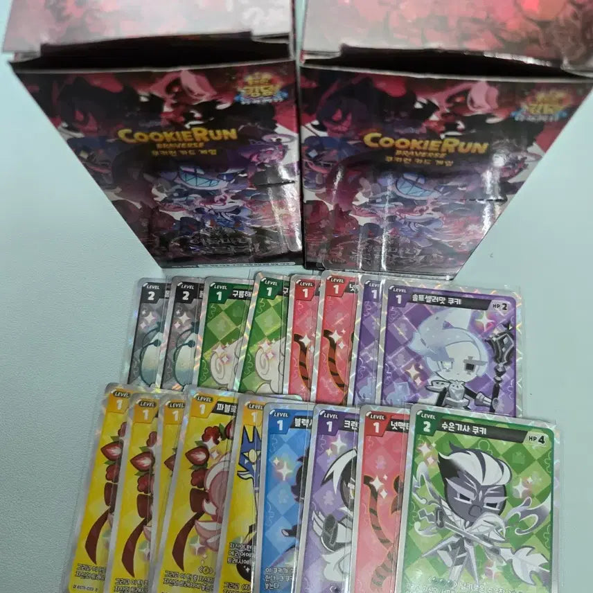[BUNJANG] Cookie Run Bravers Card Set (Coupon &amp; R Cards) / 쿠키런 브레이버스 카드 쿠폰&amp;R카드, 일반카드 세트