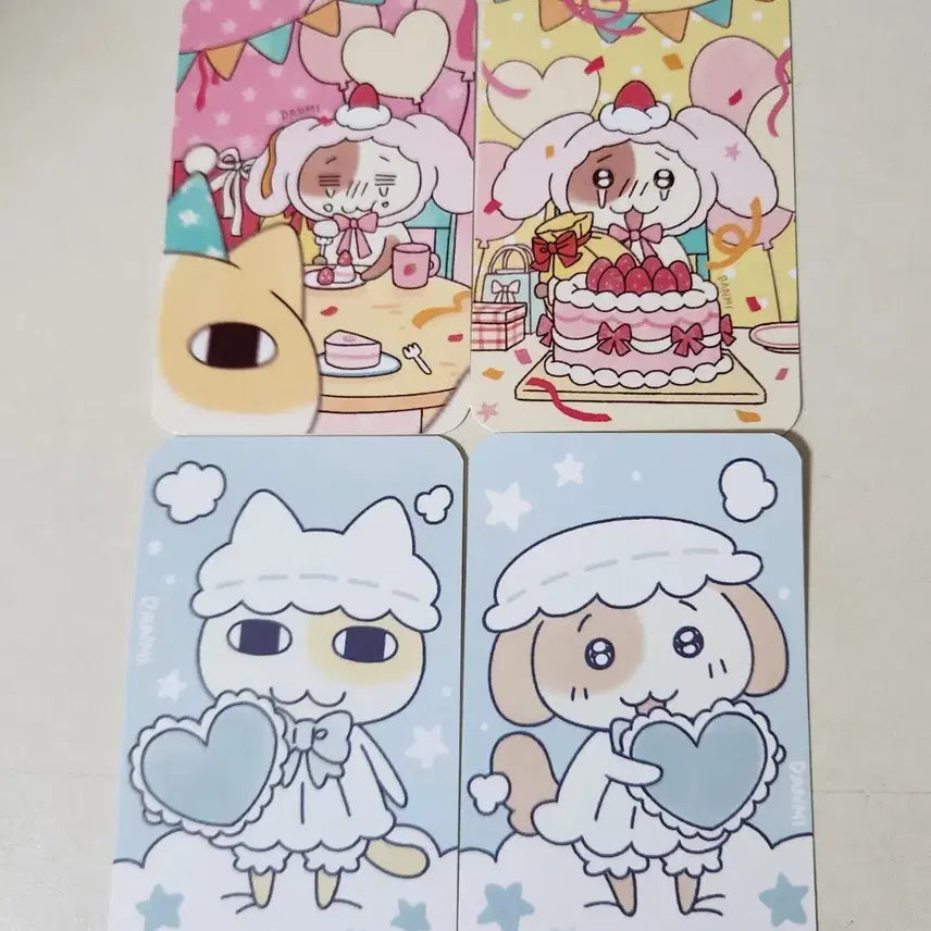 [BUNJANG] Myo Nyan Menggu Birthday Pajama Photocard Bundle Set / 묘냥멍구 생일 파자마 포토카드 판매