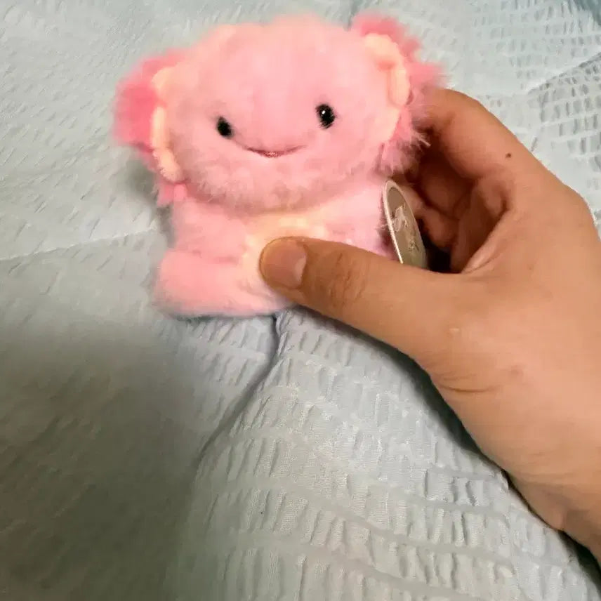 [BUNJANG] Jellycat Pink Plush Keychain / 인형 핑크색 젤리캣인형 키링