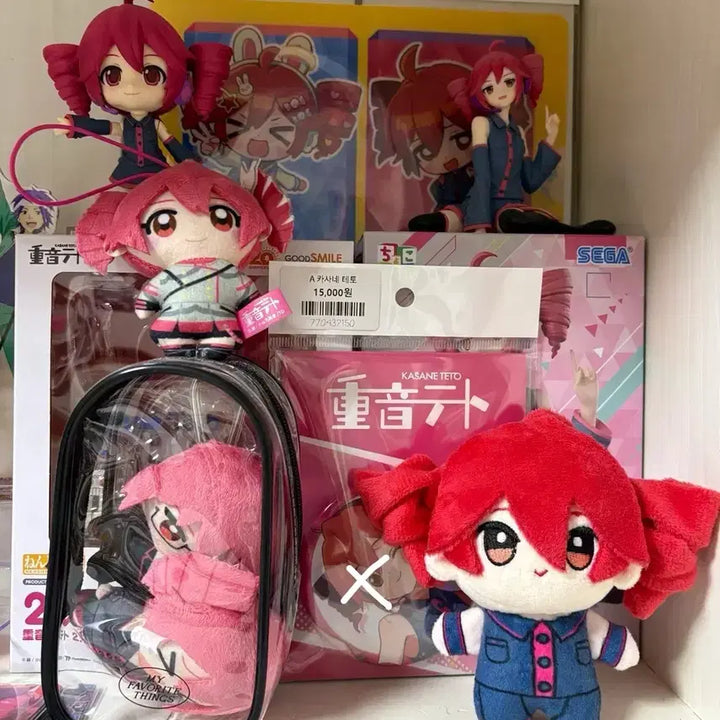 [BUNJANG] Kasane Teto Merchandise Bundle Set / 카사네 테토 굿즈 넨도 누이 피규어 일괄