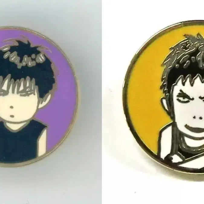 [BUNJANG] Slam Dunk Original Pin Badge Bundle - Seo Taewoong &amp; Jeong Dae-man / [일괄] 슬램덩크 오리지널 핀뱃지 서태웅 정대만