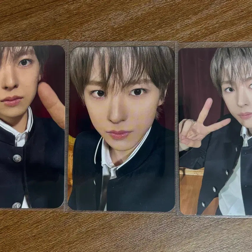 [BUNJANG] NCT WISH Yushi Gakuran Photocard Bundle Set / 엔시티위시 유우시 가쿠란 포카 세트 일괄 요이동 보밋걸