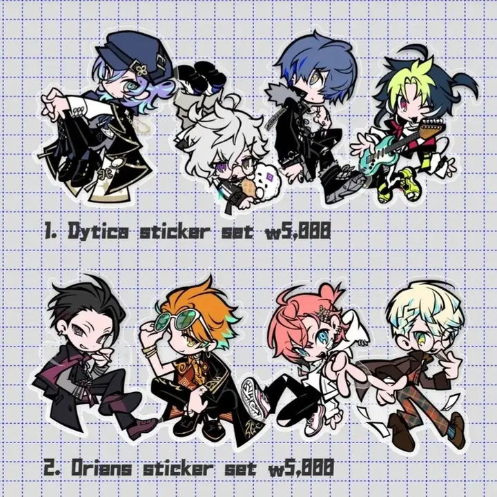 [BUNJANG] Nijisanji Sticker Set / 니지산지 스티커 판매