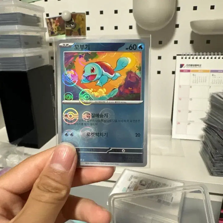 [BUNJANG] Squirtle Monster Ball Card / 꼬부기 몬스터볼카드